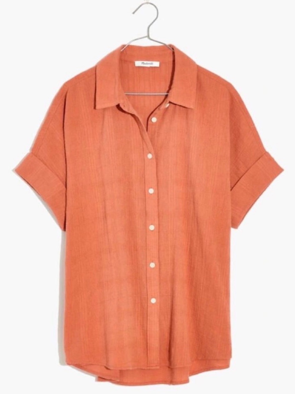 Madewell Courier Pintuck Button Down Shirt